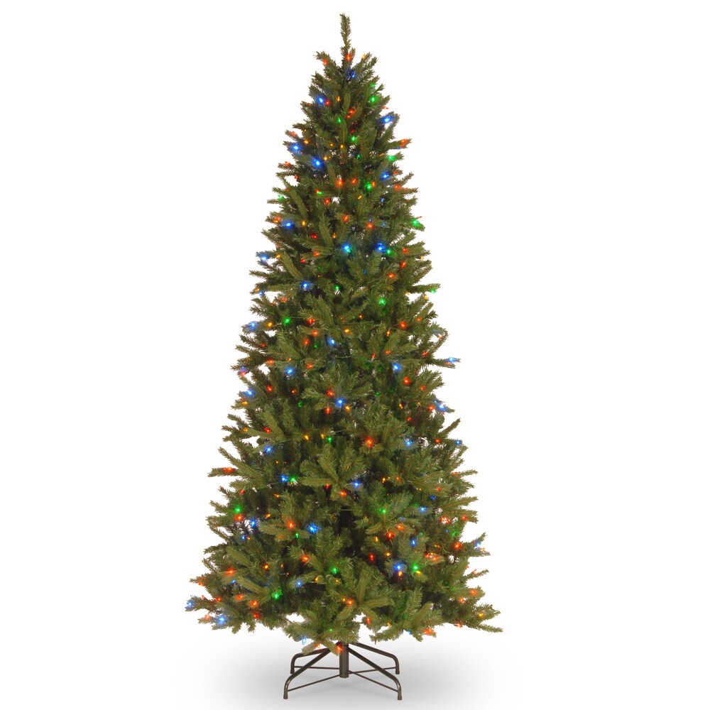 National Tree Company 9 ft. Feel-Real Black Hills Fir Hinged Tree