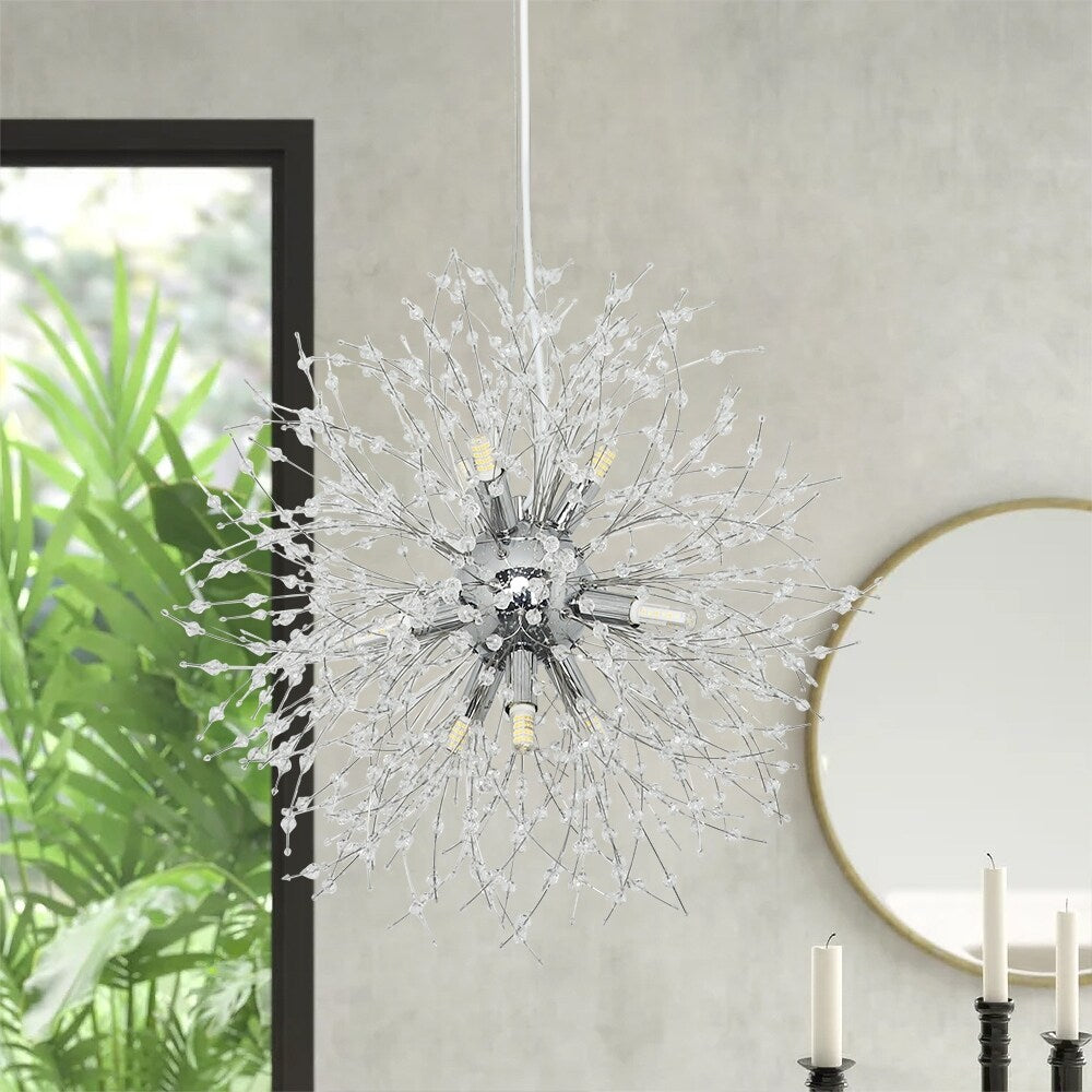Modern Crystal Dandelion Chandelier