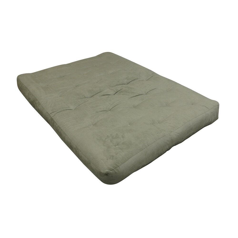 9" Moonlight 39X54 Twin Loveseat Sage Microfiber Futon Mattress