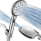 Cobbe 9-Spray Handheld Shower Head with Bracket and Hose