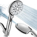 Cobbe 9-Spray Handheld Shower Head with Bracket and Hose