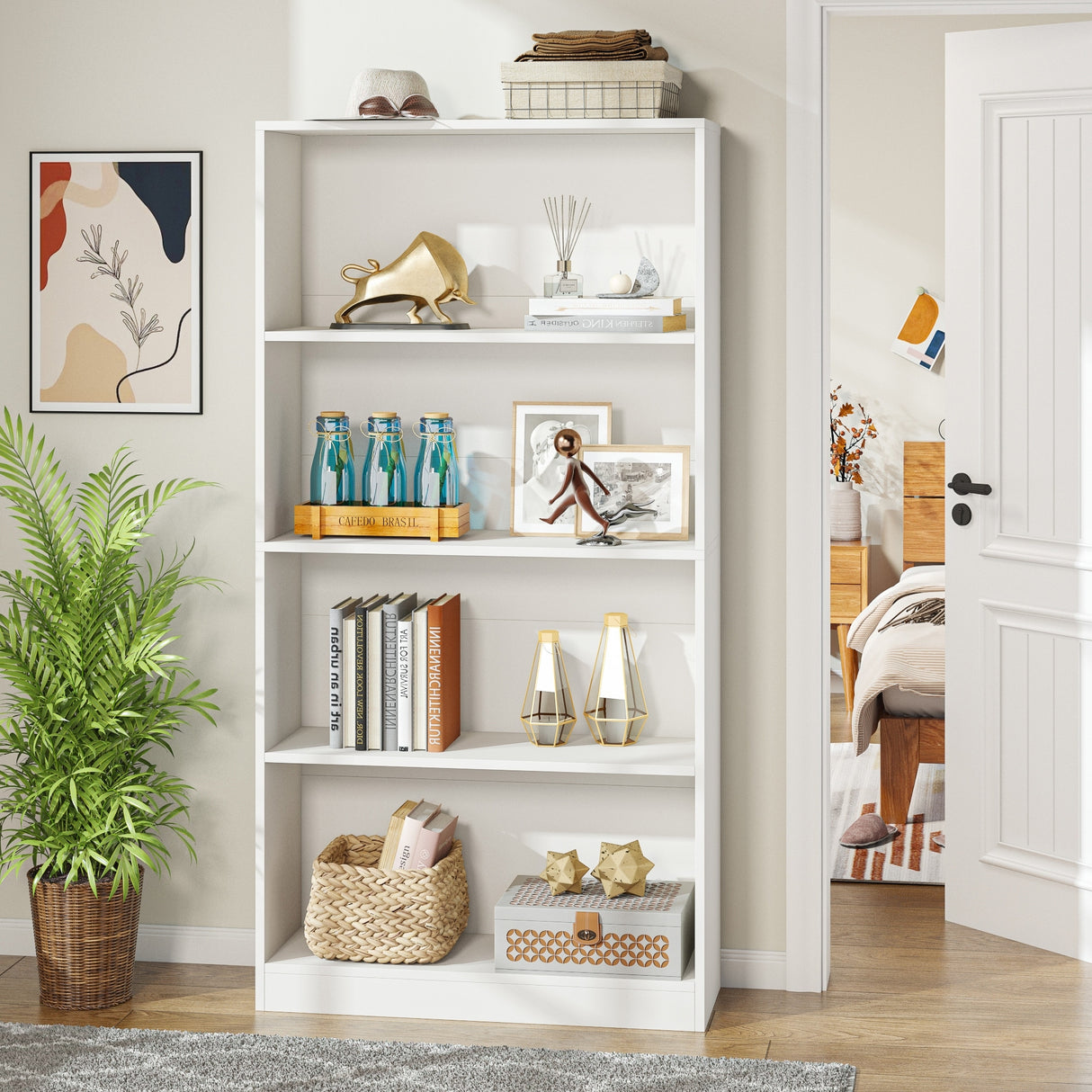 9 Tiers Shoe Cabinet 40-45 Pairs Heavy Duty Wood Freestanding Shoe Storage Cabinet with Open Storage for Entryway