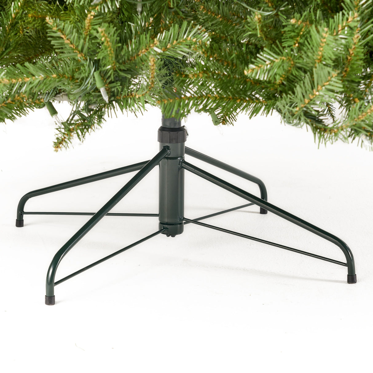 9-foot Fraser Fir Pre-Lit Clear LED Hinged Artificial Christmas Tree by Christopher Knight Home