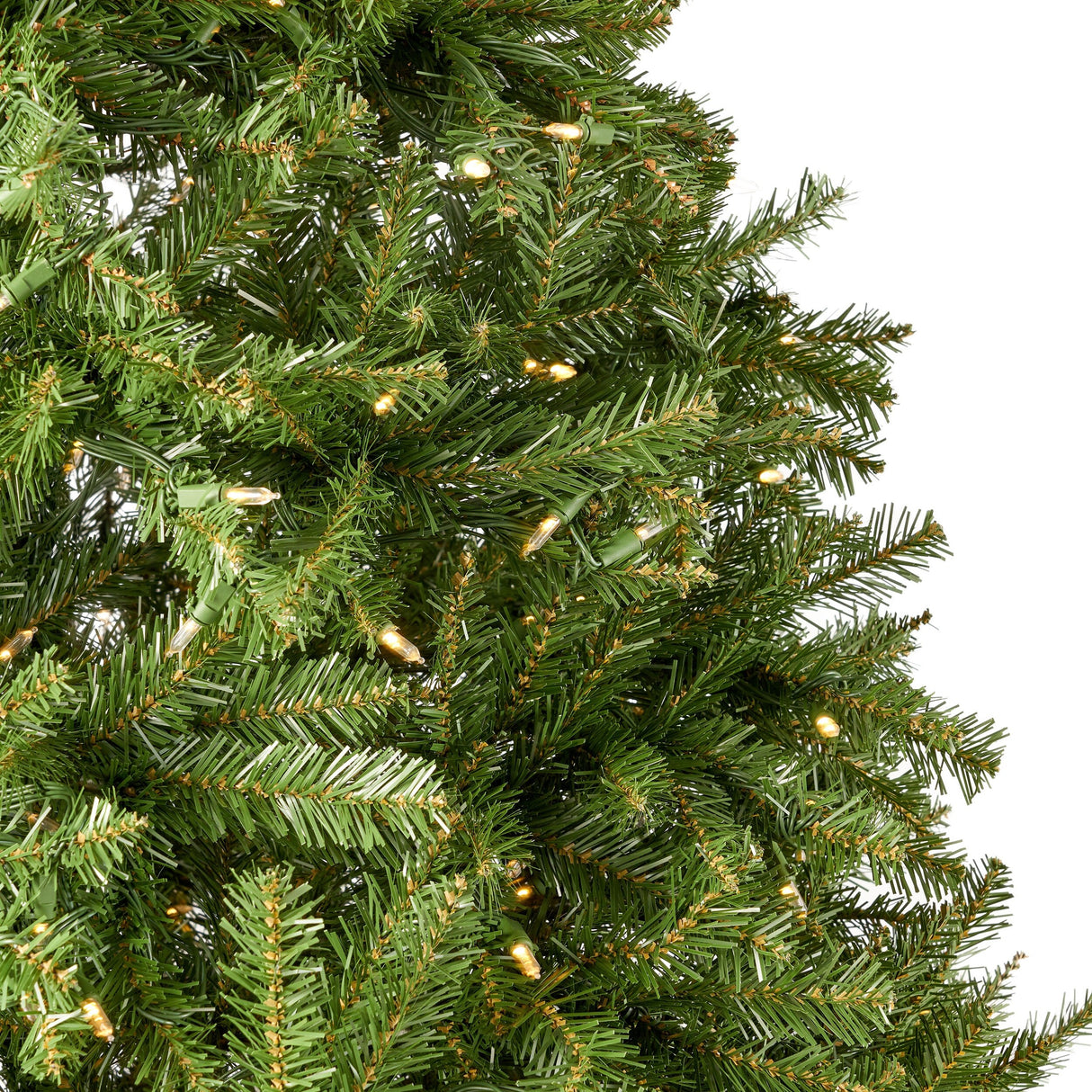 9-foot Fraser Fir Pre-Lit Clear LED Hinged Artificial Christmas Tree by Christopher Knight Home
