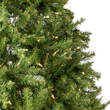 9-foot Fraser Fir Pre-Lit Clear LED Hinged Artificial Christmas Tree by Christopher Knight Home