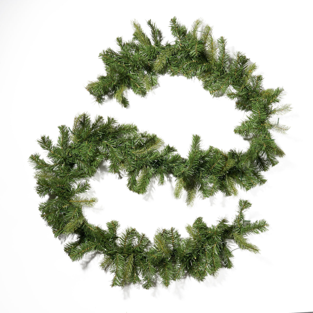 9-foot Mixed Spruce Pre-Lit Warm White LED Artificial Christmas Garland by Christopher Knight Home - led - clear