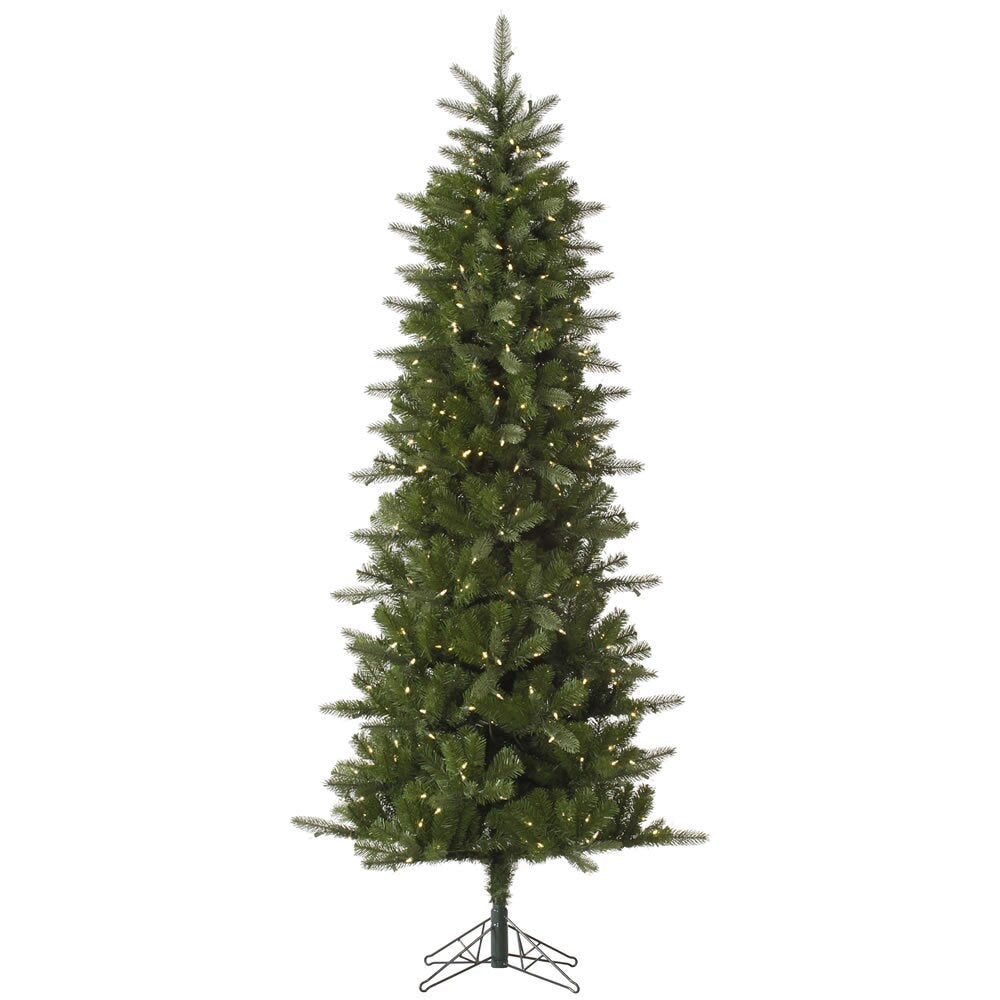 9-foot Carolina Pencil Spruce Tree with 500 Warm White LED Lights