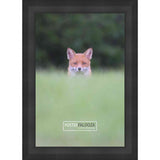 9.5x13 Contemporary Black Complete Wood Picture Frame with UV Acrylic, Foam Board Backing, & Hardware