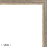 9.5x13 Contemporary Silver Complete Wood Picture Frame with UV Acrylic, Foam Board Backing, & Hardware