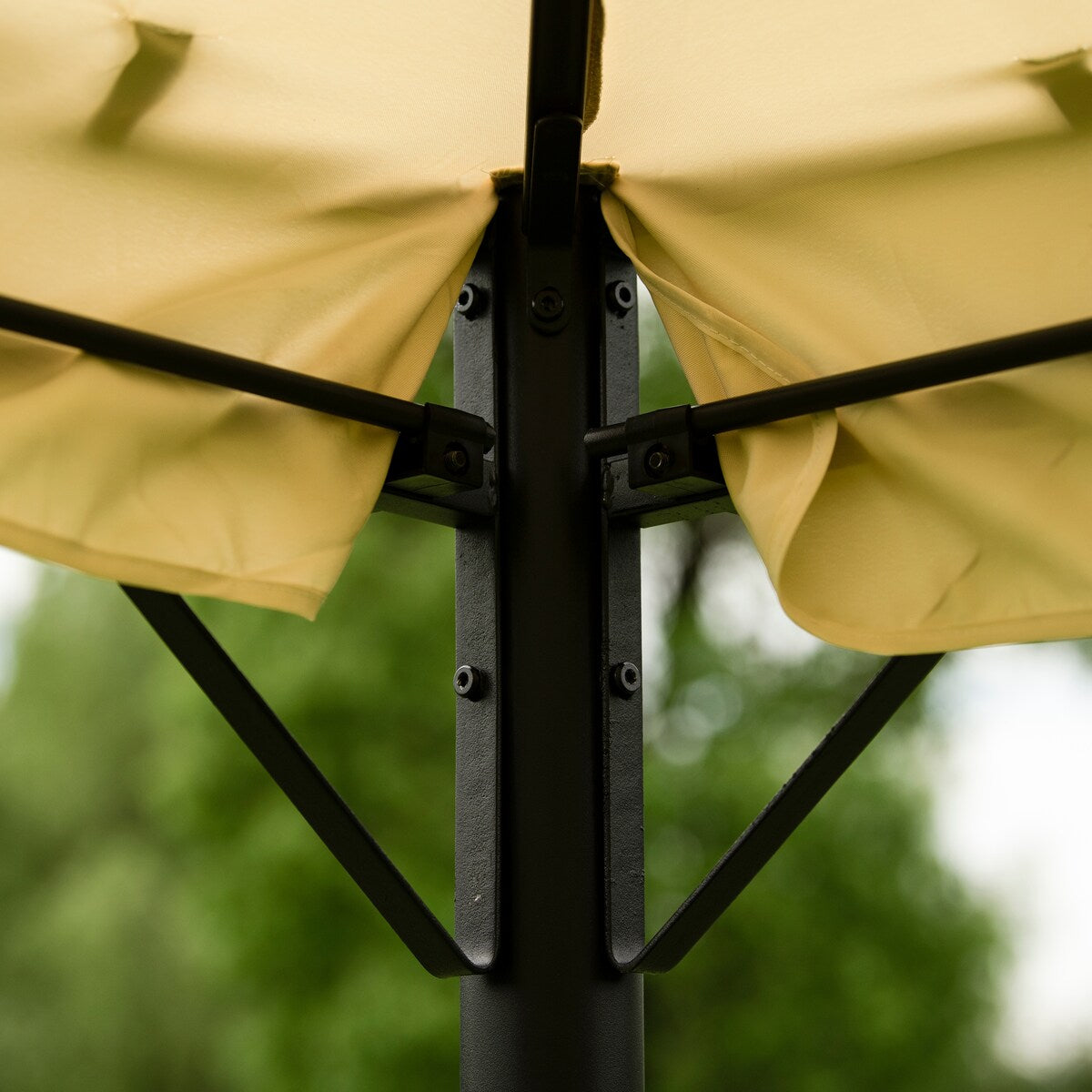 9.7ft.Lx9.7ft. W Outdoor Patio Gazebo Beige