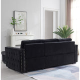 90.5" Wide Sectional Sofa Bed with Storage Chaise
