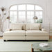 90'' Square Arm Sofa with Removable Back Cushions and 2 pillows, Couch for Living Room, Office, Apartment