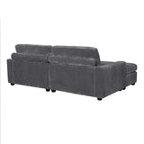 90'' Square Arm Sofa with Removable Back Cushions and 2 pillows, Couch for Living Room, Office, Apartment