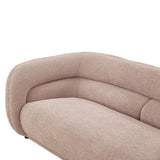 Modern Contemporary 91" Upholstered Curved Sofa With 2 Pillows for Living Room