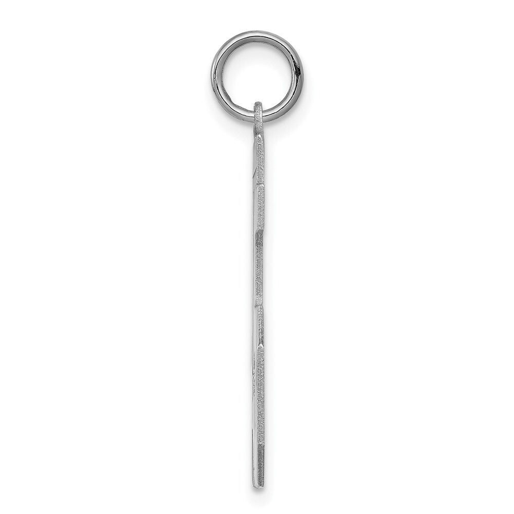 925 Sterling Silver Large Polished Number 45 Pendant
