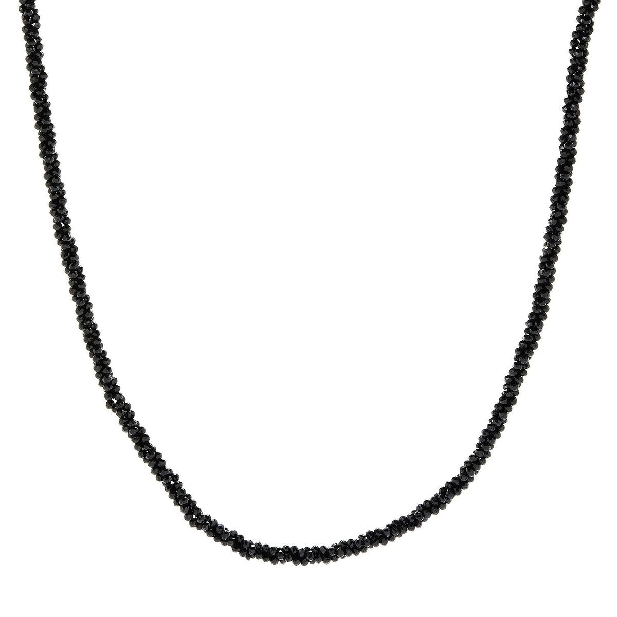 925 Sterling Silver multi gemstone Beaded Necklace