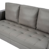 93" Genuine Leather Sofa
