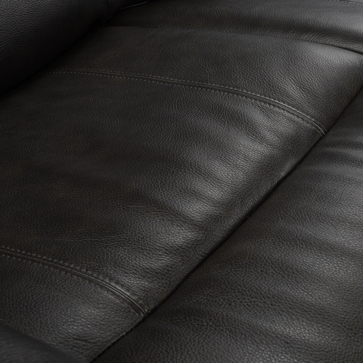 93" Wide Top Grain Leather Power Reclining Sofa with USB Port