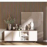94 in. x 23.6 in x 0.8 in. Acoustic Vinyl Wall Cladding Siding Board - 1pc