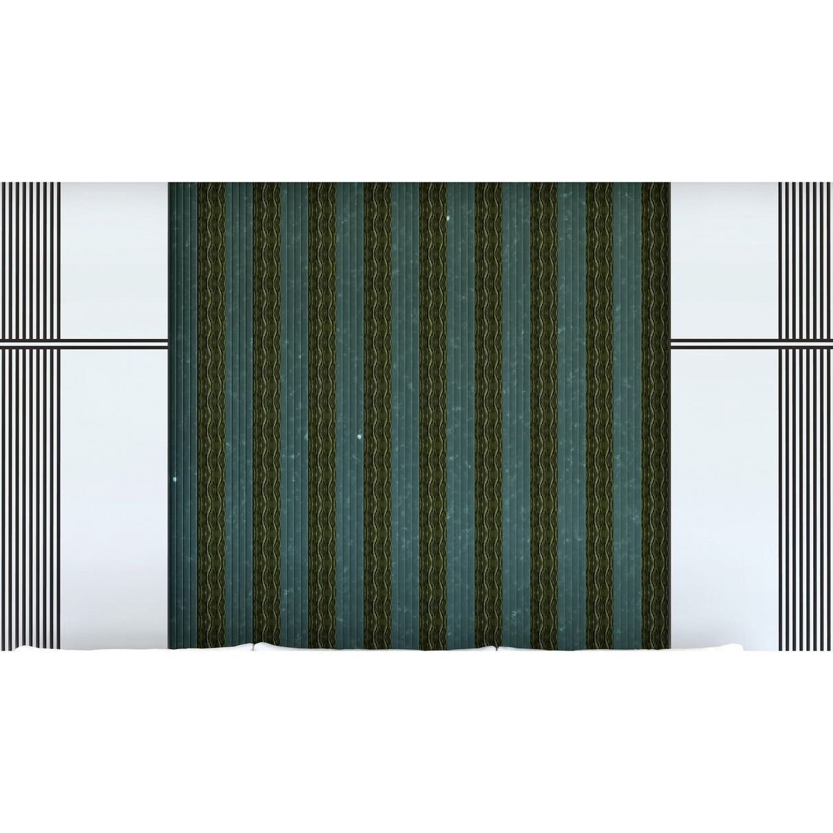 94.5 in. x 4.8 in. x 0.5 in. Acoustic Vinyl Wall Cladding Siding Board - Set of 4pc