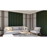 94.5 in. x 4.8 in. x 0.5 in. Acoustic Vinyl Wall Cladding Siding Board - Set of 4pc