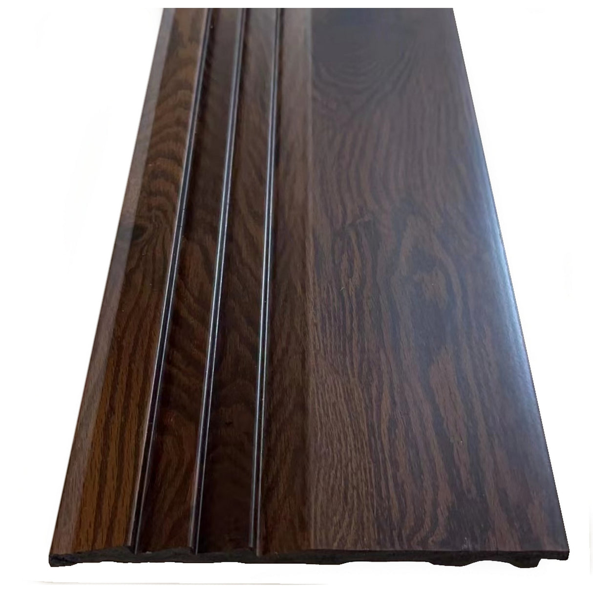 94.5 in. x 4.8 in. x 0.5 in. Acoustic Vinyl Wall Cladding Siding Board - Set of 4pc