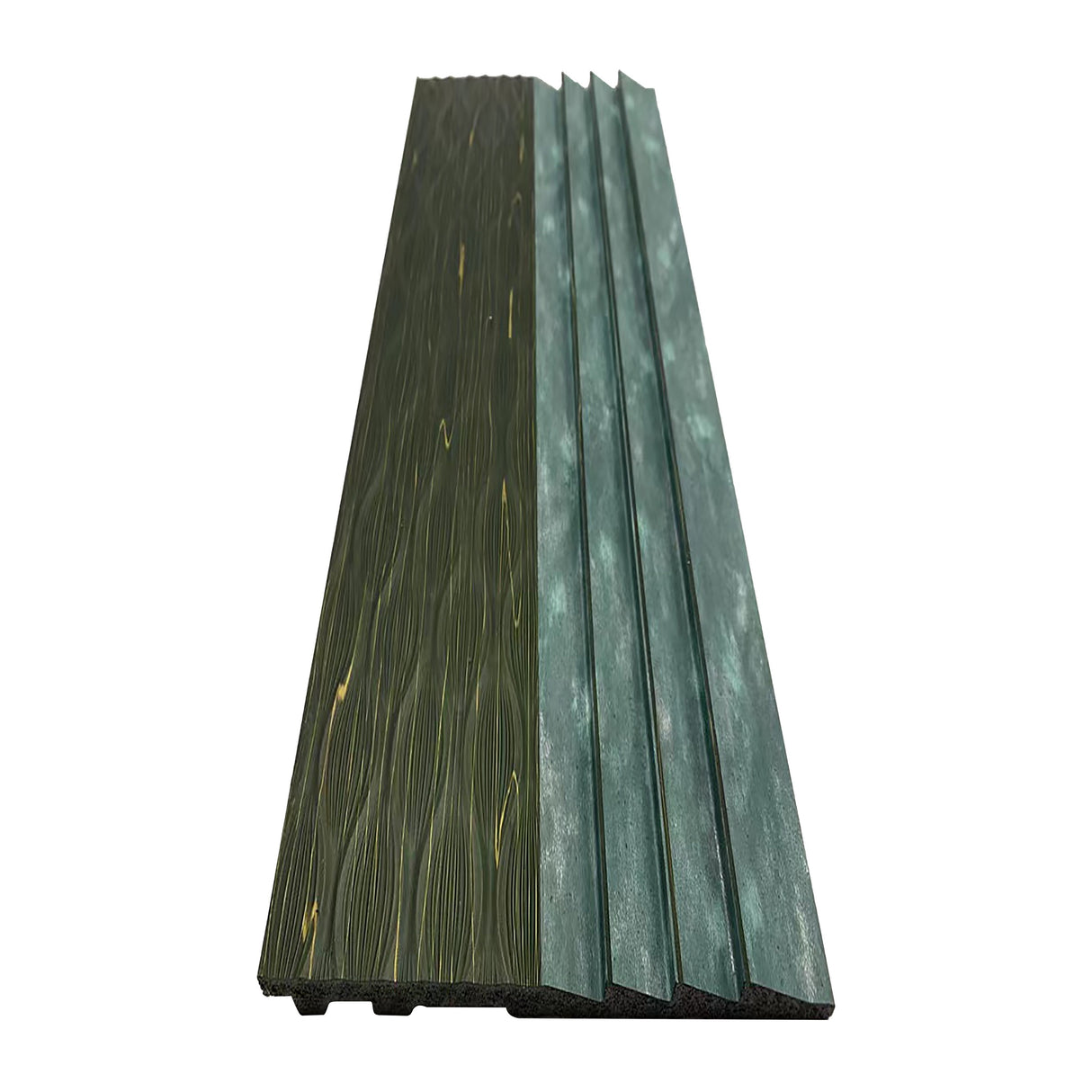 94.5 in. x 4.8 in. x 0.5 in. Acoustic Vinyl Wall Cladding Siding Board - Set of 4pc