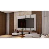 94.5 in. x 4.8 in. x 0.5 in. Acoustic Vinyl Wall Cladding Siding Board - Set of 6pc