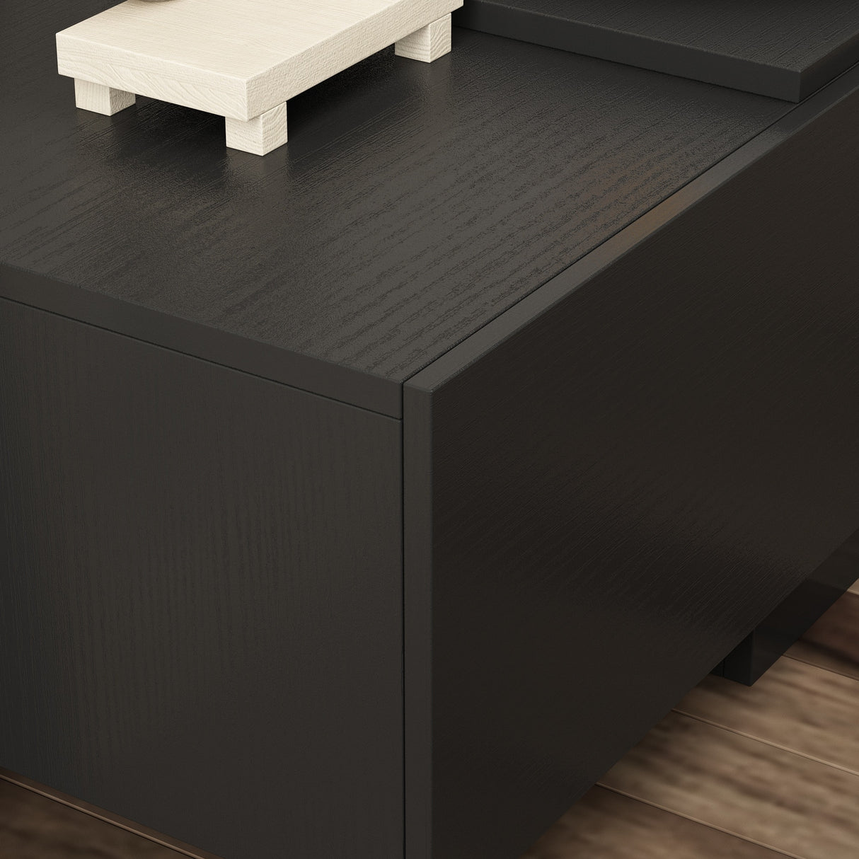 94.5" TV Stand Efficient Cable Management and Spacious Storage Console