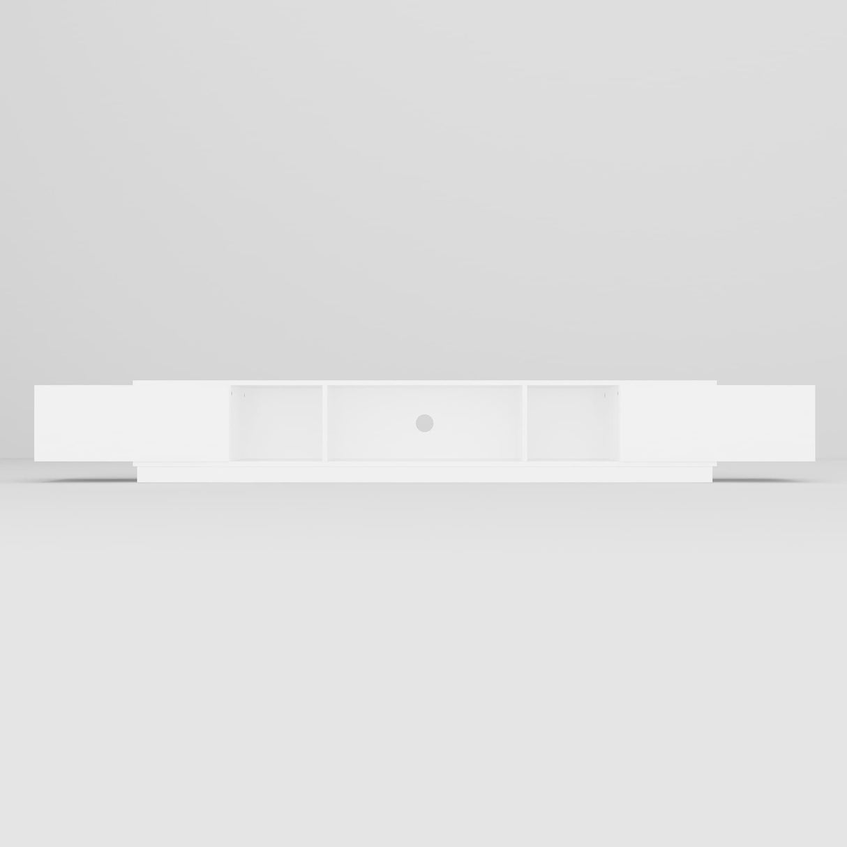 94.5" TV Stand Efficient Cable Management and Spacious Storage Console