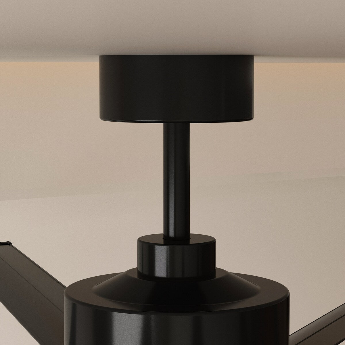 96-Inch Ceiling Fan with Black Aluminum Blades and DC Motor