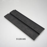 96 in. x 4.8 in x 0.5 in. Acoustic Vinyl Wall Cladding Siding Board - Set of 6pc