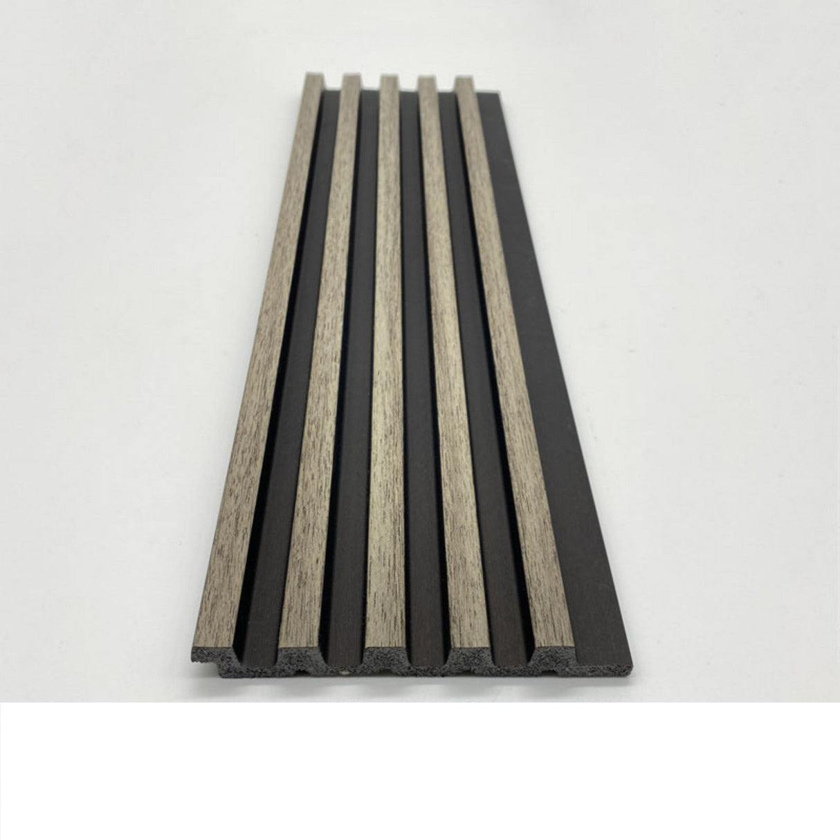 96 in. x 4.8 in x 0.5 in. Acoustic Vinyl Wall Cladding Siding Board - Set of 6pc