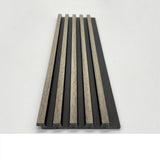 96 in. x 4.8 in x 0.5 in. Acoustic Vinyl Wall Cladding Siding Board - Set of 6pc