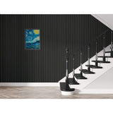 96 in. x 4.8 in x 0.5 in. Acoustic Vinyl Wall Cladding Siding Board - Set of 6pc