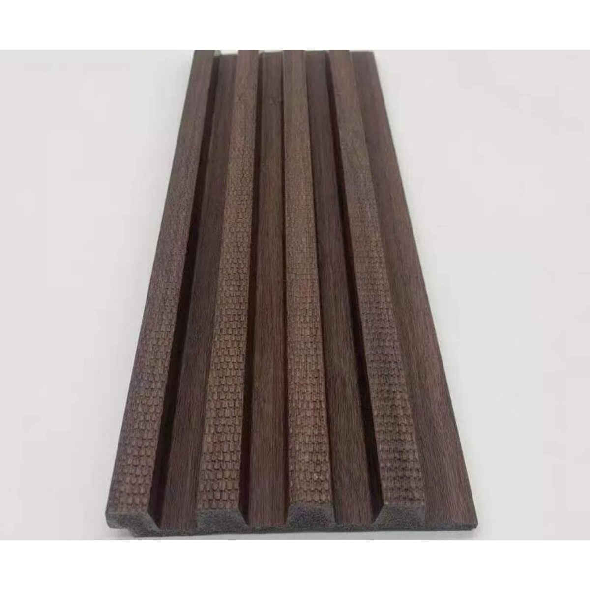 96 in. x 6 in x 0.8 in. Acoustic Vinyl Wall Cladding Siding Board - Set of 4pc