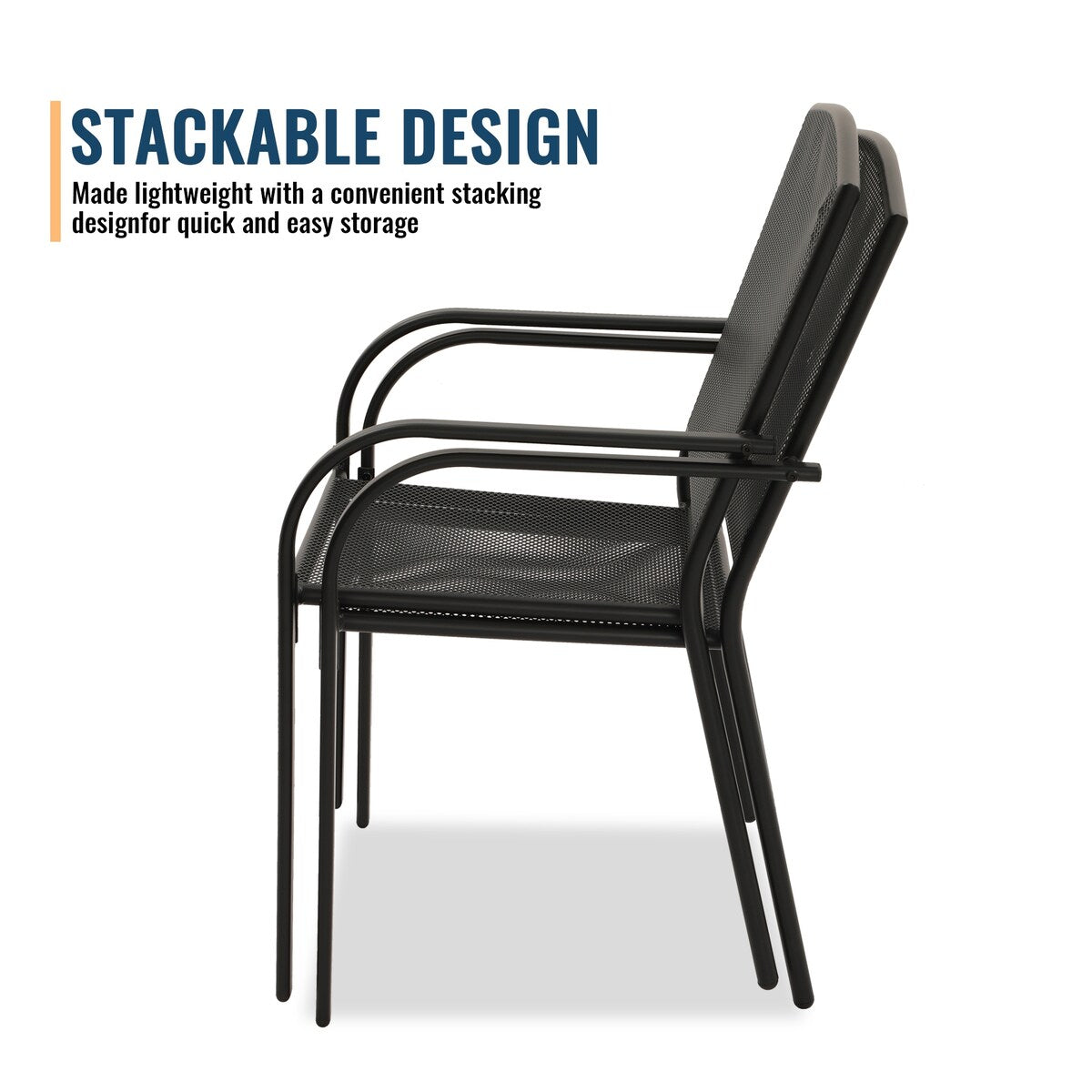 9PCS Patio Dining Set with Dining Table & Mesh Dining Chairs