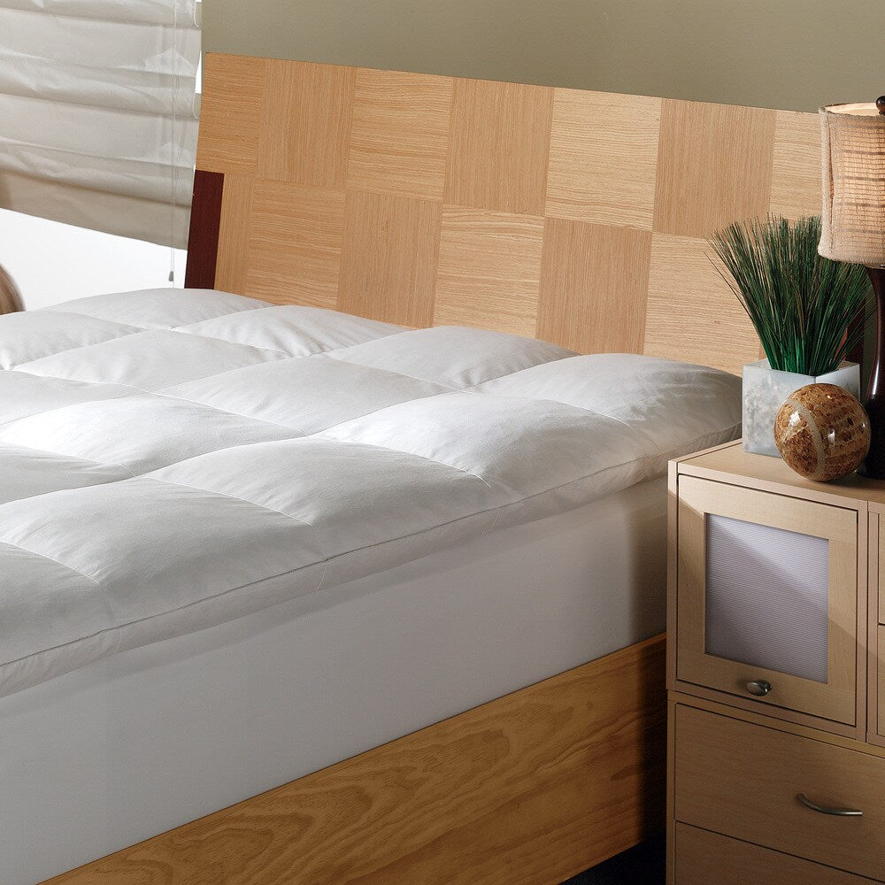 White Goose Baffle Box Featherbed