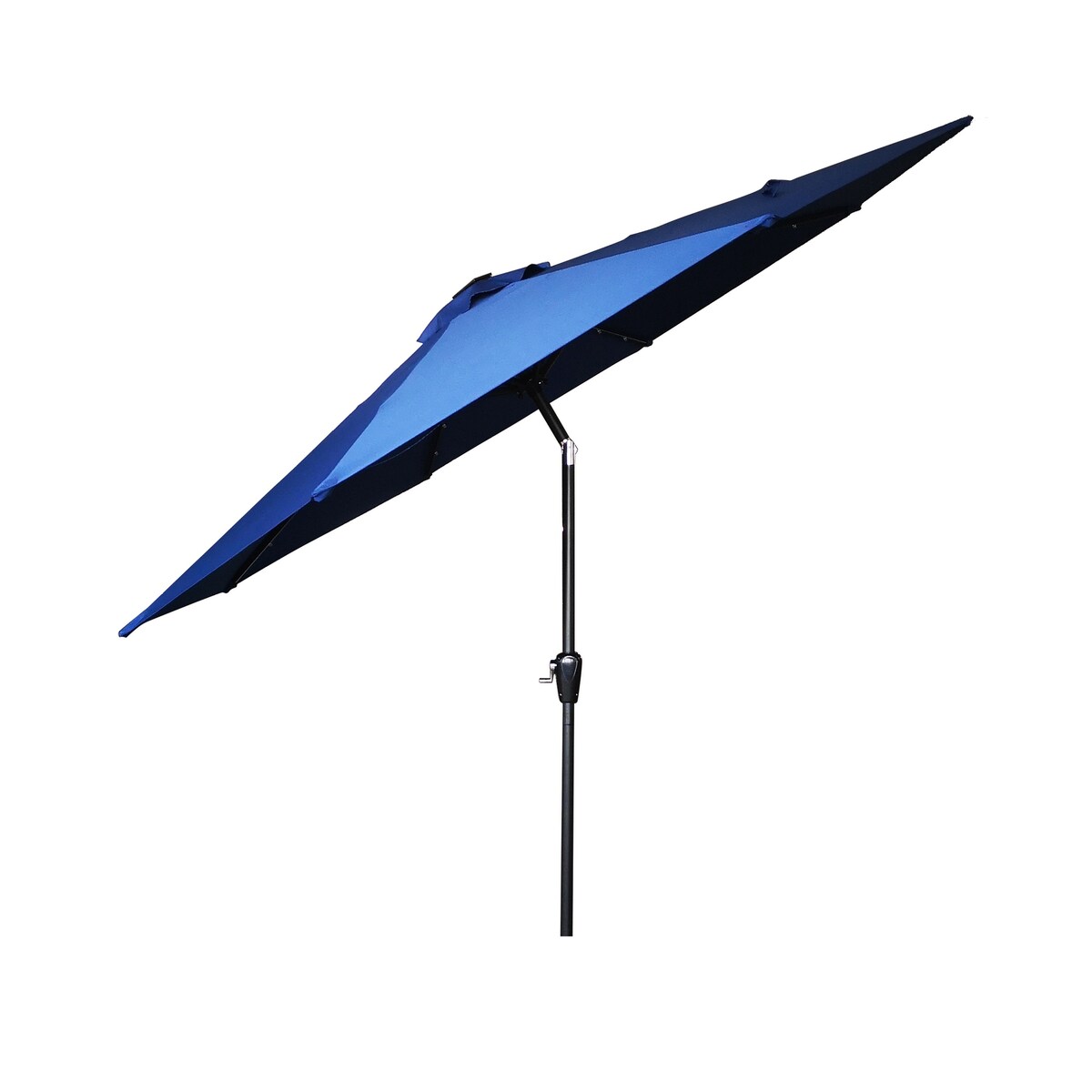 9ft Outdoor Patio Umbrella with Solar LED Lights
