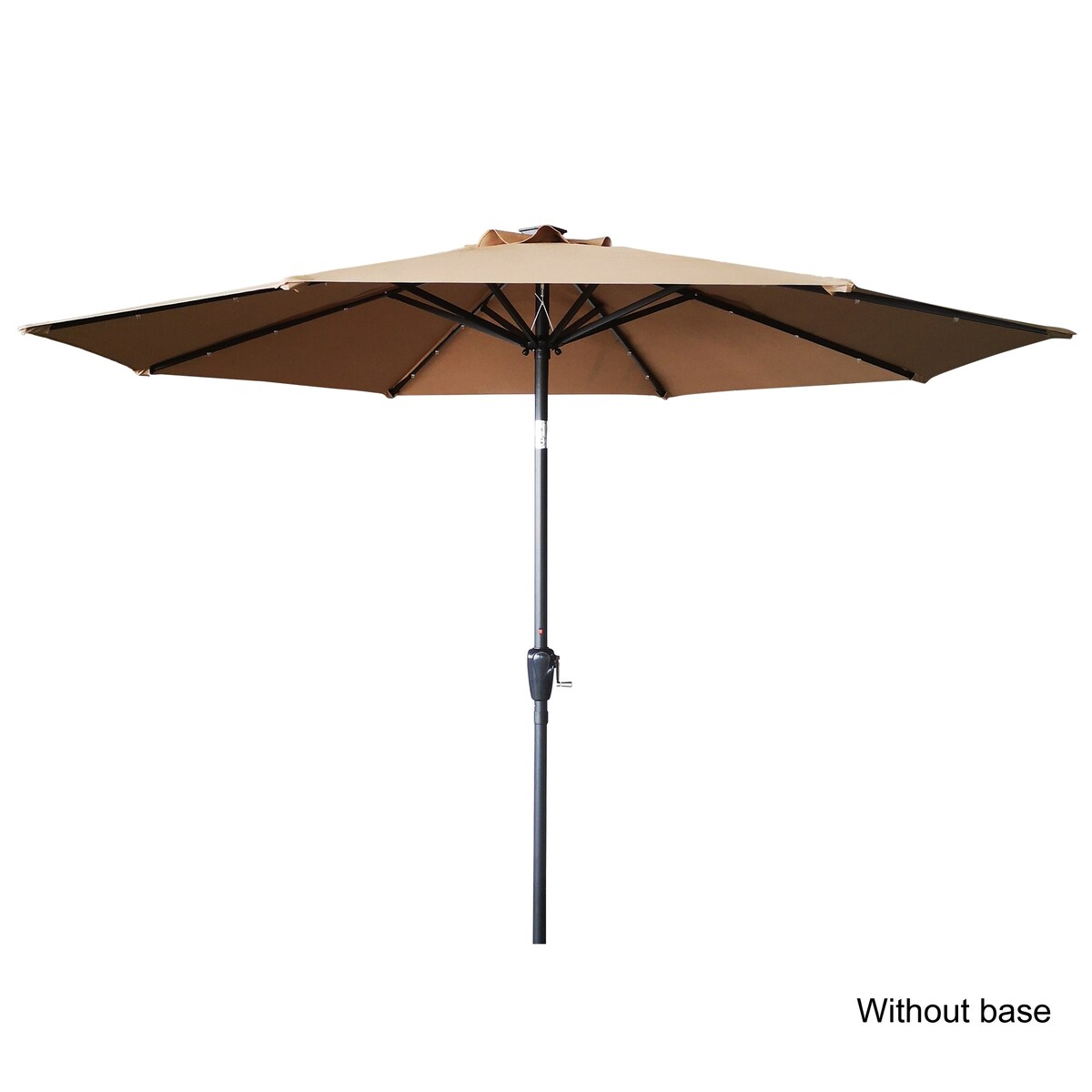 9ft Outdoor Patio Umbrella with Solar LED Lights
