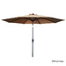 9ft Outdoor Patio Umbrella with Solar LED Lights