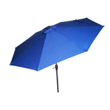 9ft Outdoor Patio Umbrella with Solar LED Lights
