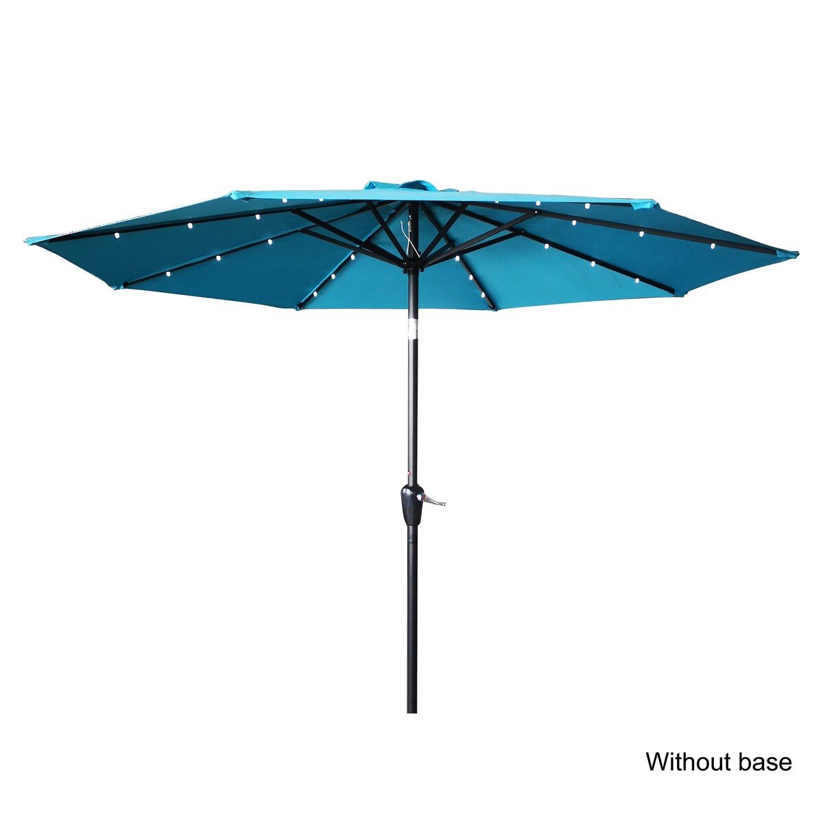 9ft Outdoor Patio Umbrella with Solar LED Lights