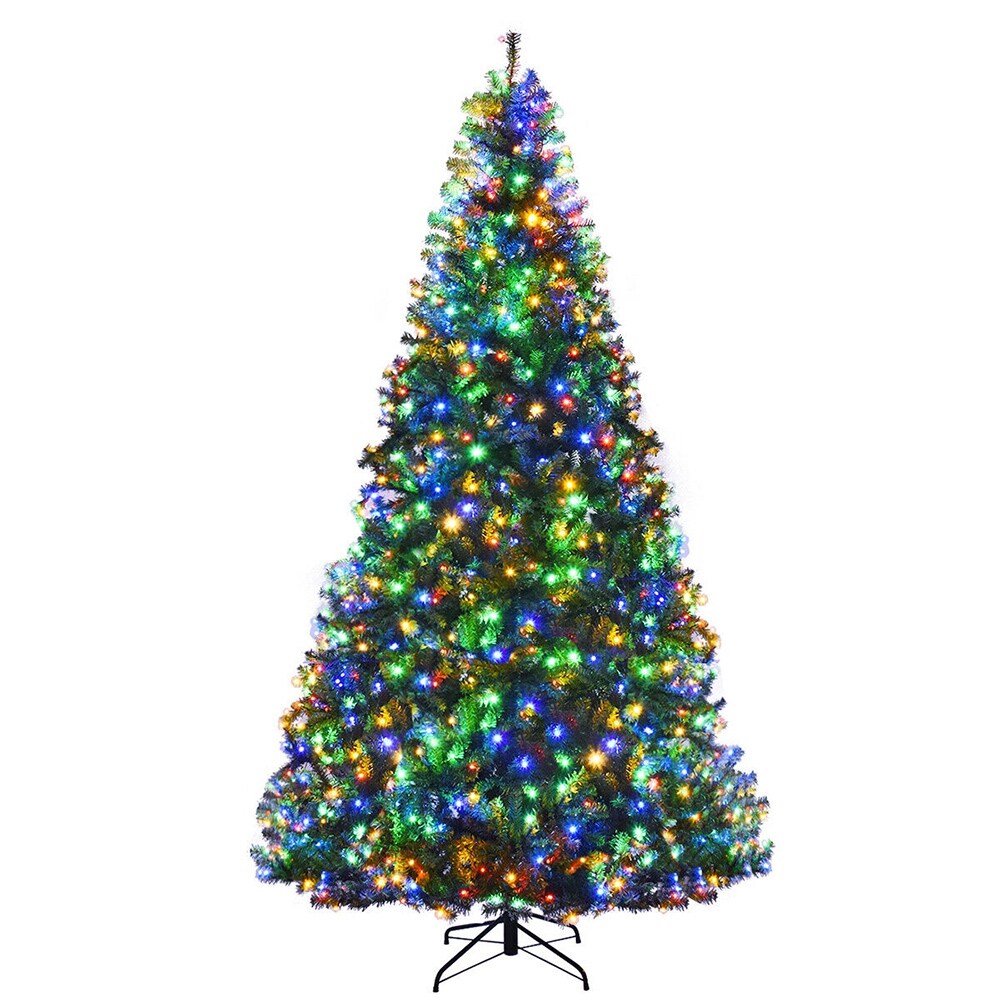 9ft Pre-Lit Artificial Christmas Tree Premium Hinged W/ 1000 Led - 60"x108"