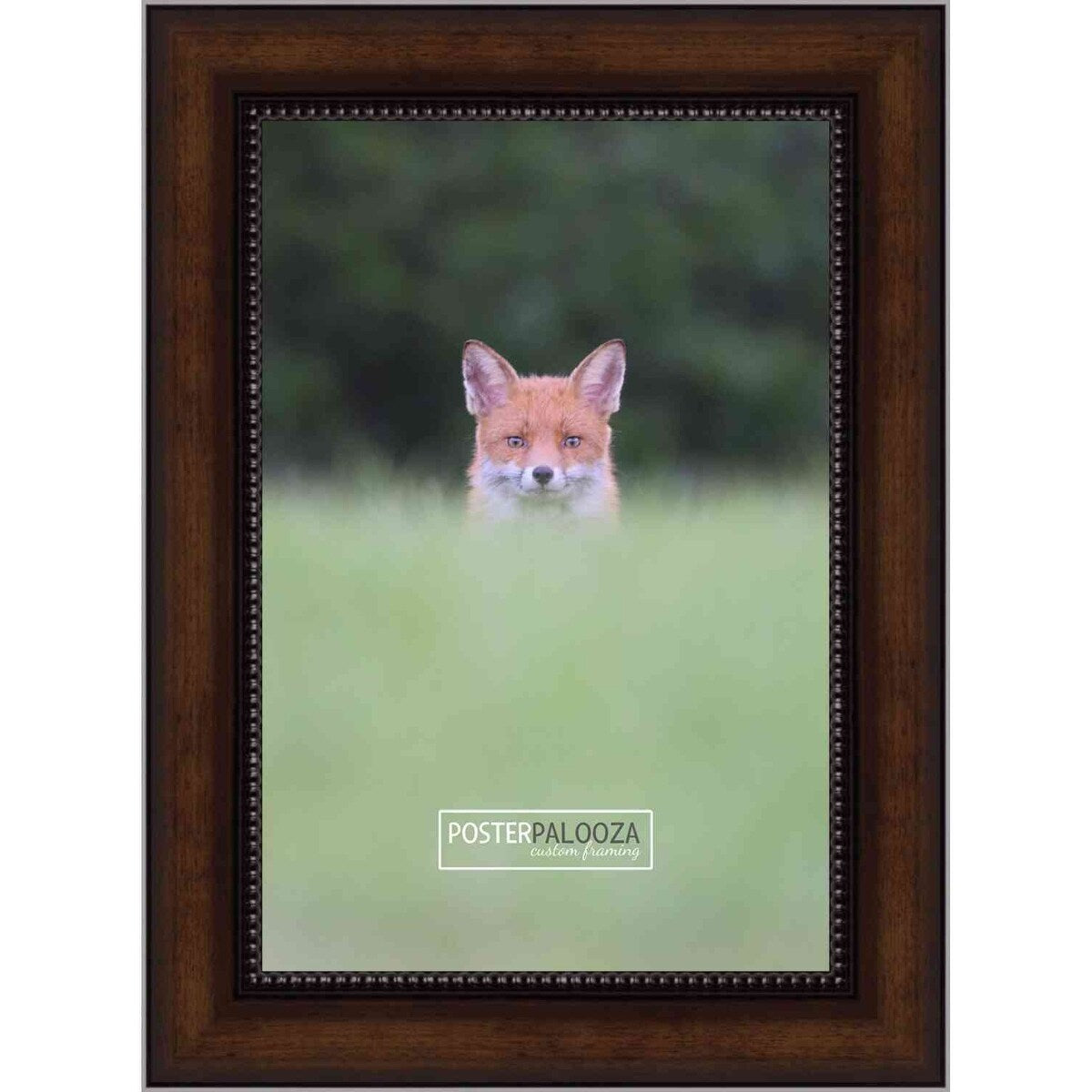 9x12 Traditional Walnut Complete Wood Picture Frame with UV Acrylic, Foam Board Backing, & Hardware