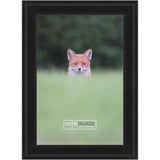 9x13 Traditional Black Complete Wood Picture Frame with UV Acrylic, Foam Board Backing, & Hardware