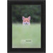 9x13 Traditional Black Complete Wood Picture Frame with UV Acrylic, Foam Board Backing, & Hardware