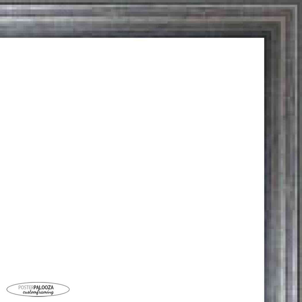 9x6 Contemporary Silver Wood Canvas Floater Frame - Canvas Mounting & Hanging Hardware Included