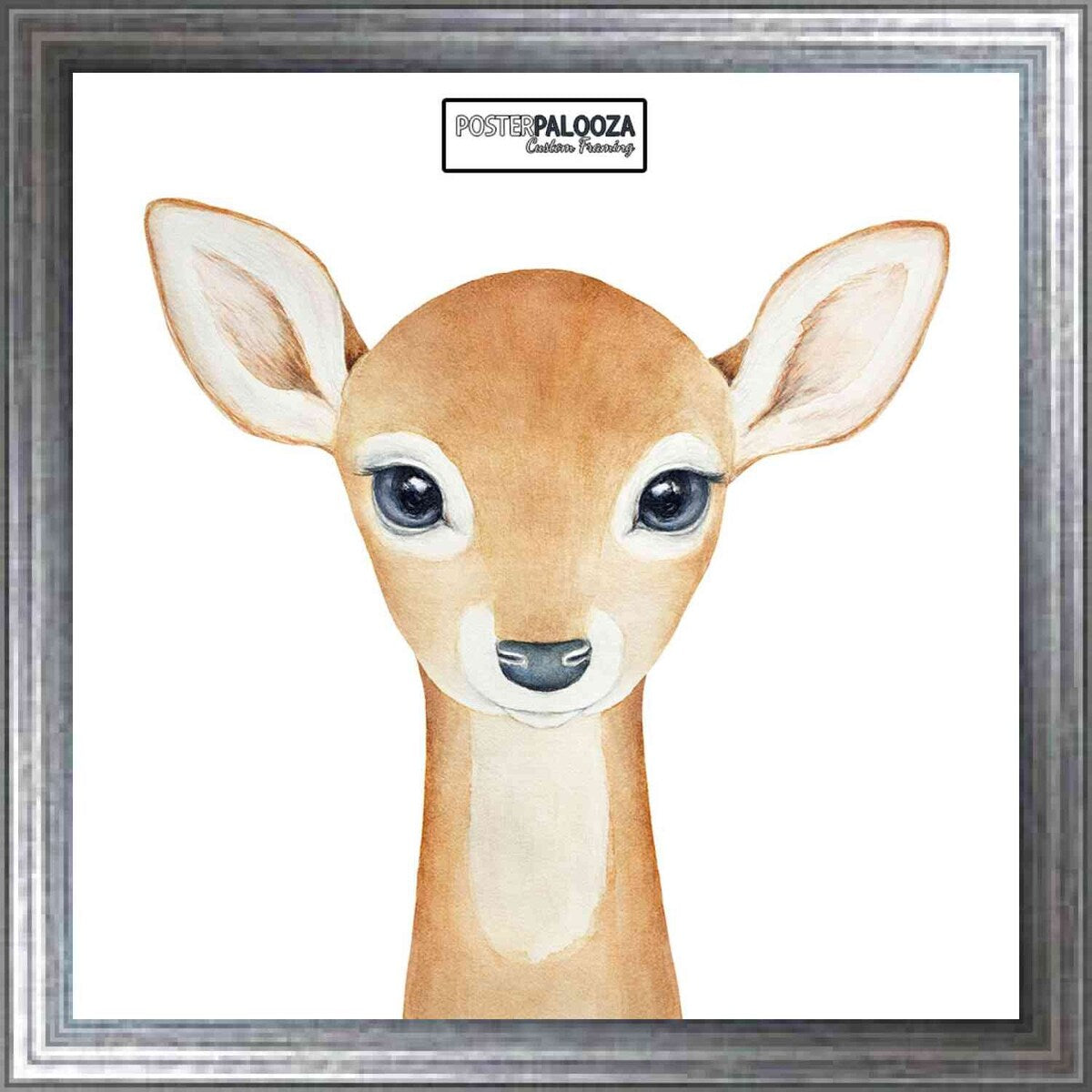 9x6 Contemporary Silver Wood Canvas Floater Frame - Canvas Mounting & Hanging Hardware Included