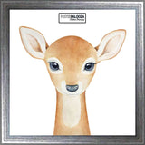 9x6 Contemporary Silver Wood Canvas Floater Frame - Canvas Mounting & Hanging Hardware Included